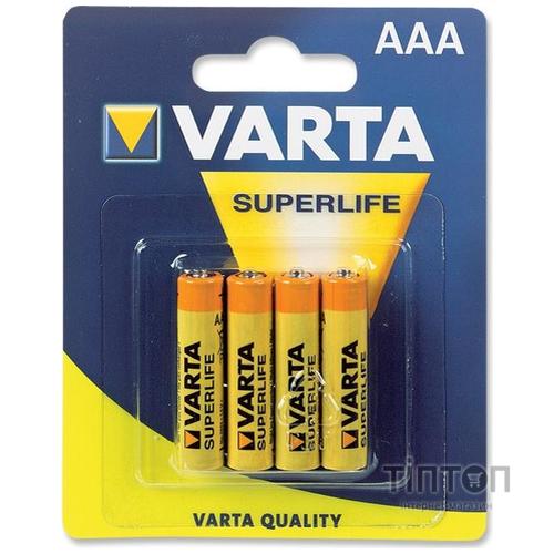 VARTA SUPERLIFE AAA [BLI 4 ZINC-CARBON]