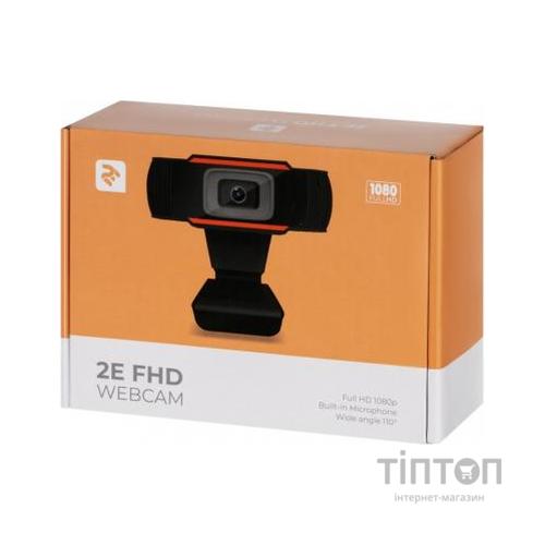 Веб-камера 2E FHD USB Black (2E-WCFHD)