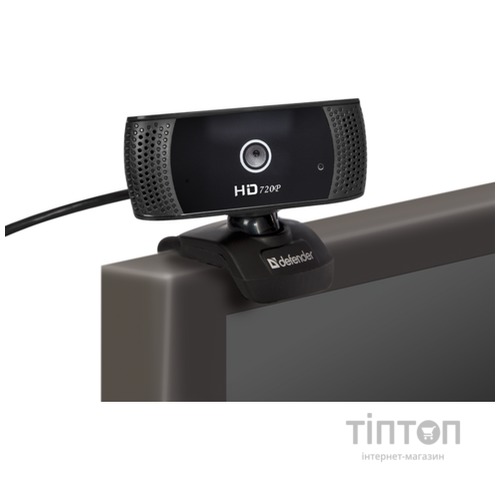 Веб-камера Defender G-lens 2597 HD720p чорний