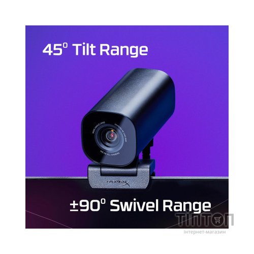 Веб-камера HyperX Vision S 4K Black (75X30AA)