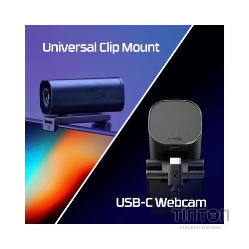 Веб-камера HyperX Vision S 4K Black (75X30AA)