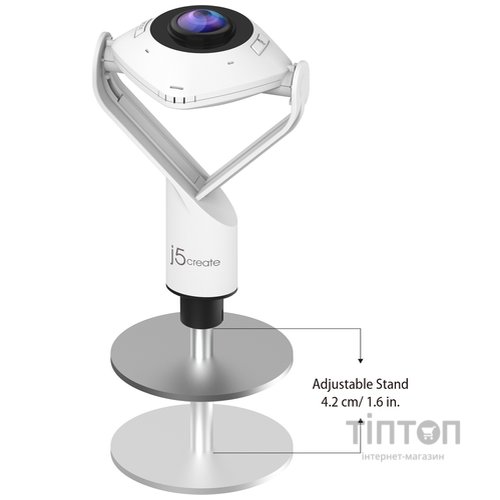 Веб-камера J5create JVCU360-N 360 Rundum USB-A/C (JVCU360-N)