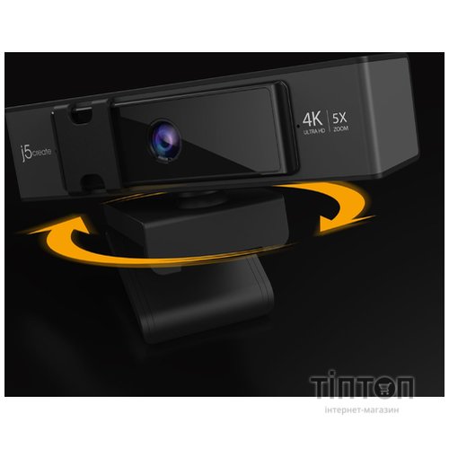 Веб-камера J5create JVCU435-N 4K Ultra HD USB-A/C (JVCU435-N)