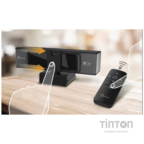 Веб-камера J5create JVCU435-N 4K Ultra HD USB-A/C (JVCU435-N)