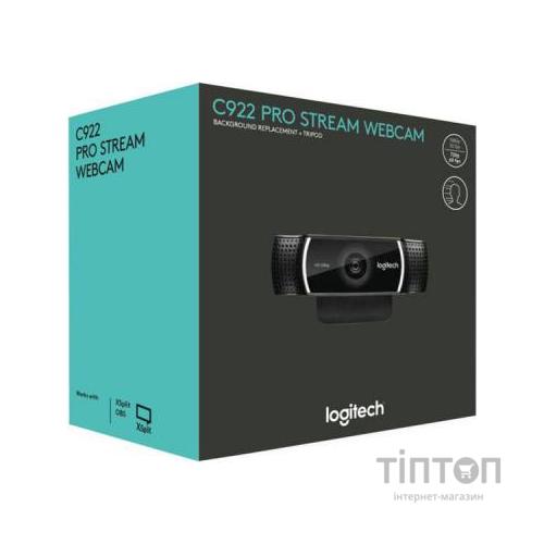 Веб-камера Logitech C922 Pro Stream (960-001088)