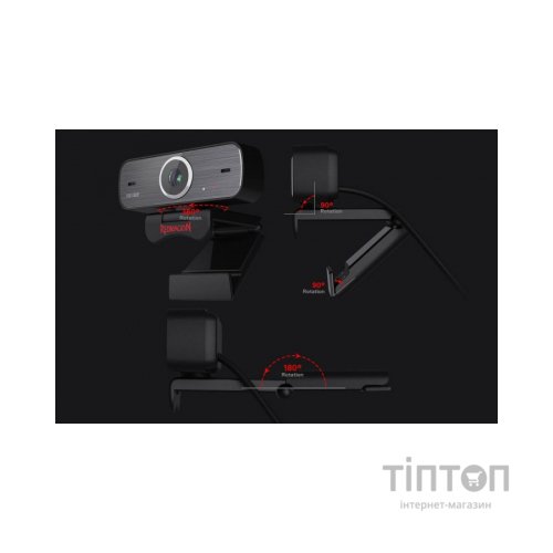 Веб-камера Redragon Fobos GW600 HD720P Black (77887)