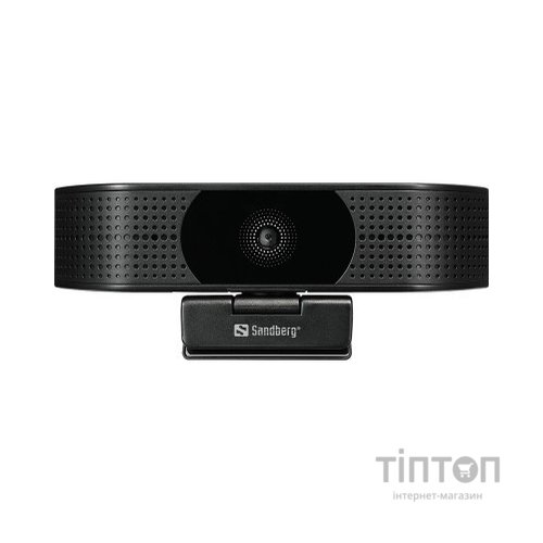 Веб-камера Sandberg Webcam Pro Elite 4K UHD (IMX258) Autofocus USB-A/USB-C Black (134-28)