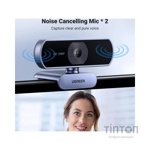 Веб-камера Ugreen CM678 HD USB-A (15728)