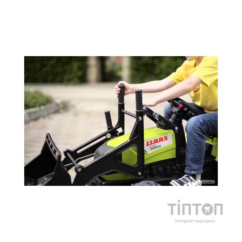 Веломобіль Falk Claas Arion трактор на педалях Зелений (2070Y)