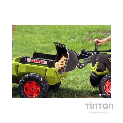 Веломобіль Falk Claas Arion трактор на педалях Зелений (2070Y)