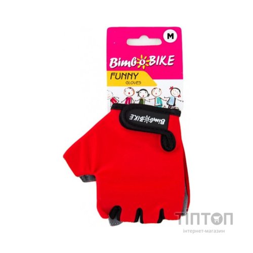 Велорукавиці Bimbo Bike FUNNY M Red (90944R-IS)