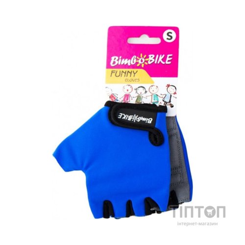 Велорукавиці Bimbo Bike FUNNY S Blue (90943B-IS)