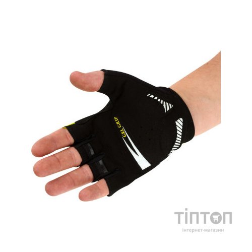 Велорукавиці PowerPlay 5028 Black/Yellow M (5028B_M_Yellow)
