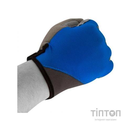 Велорукавиці PowerPlay 6566 Blue L (6566_L_Blue/Grey)