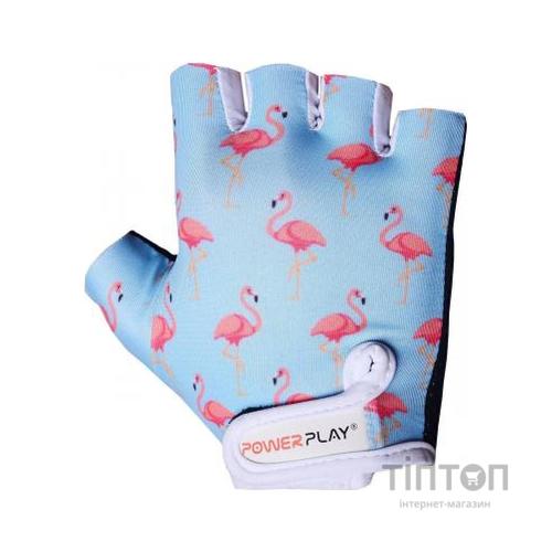 Велорукавиці PowerPlay Children 001 Blue Flamingo 2XS (001_Blue_Flamingo_2XS)