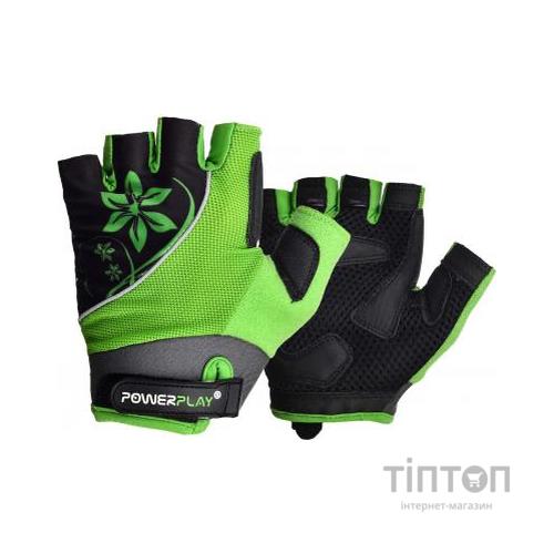 Велорукавиці PowerPlay Women 5281 Green XS (5281A_XS_Green)