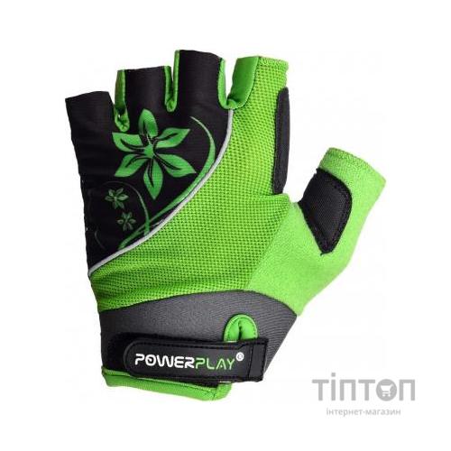 Велорукавиці PowerPlay Women 5281 Green XS (5281A_XS_Green)