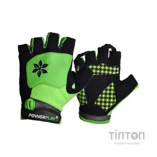 Велорукавиці PowerPlay Women 5284 Green XS (5284B_XS_Green)
