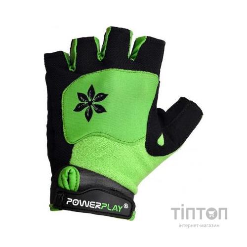 Велорукавиці PowerPlay Women 5284 Green XS (5284B_XS_Green)