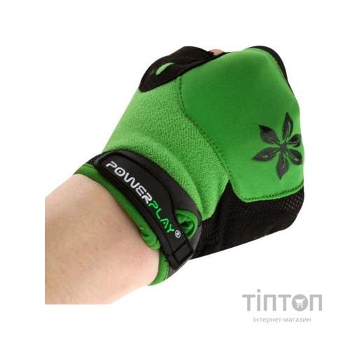 Велорукавиці PowerPlay Women 5284 Green XS (5284B_XS_Green)
