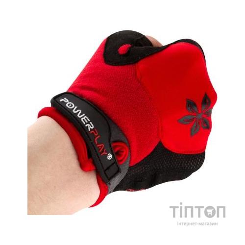 Велорукавиці PowerPlay Women 5284 Red XS (5284A_XS_Red)