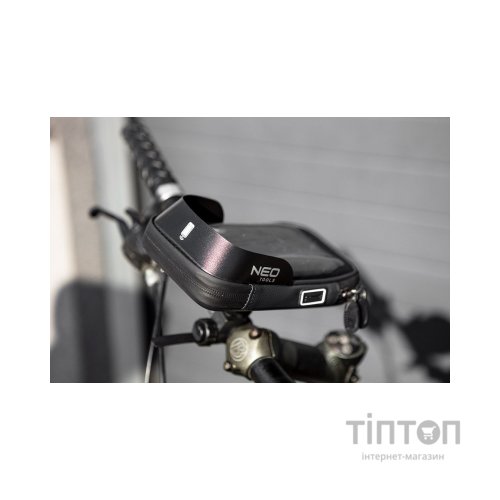 Велосумка на кермо Neo Tools з тримачем для смартфона до 6" Black (91-001)