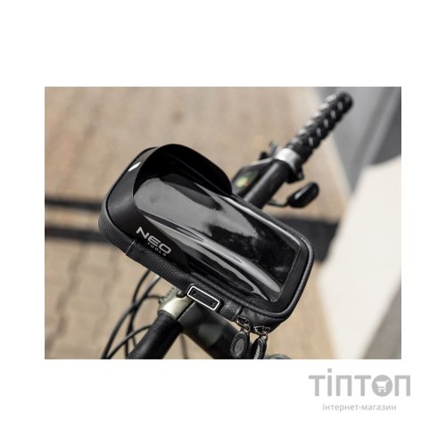 Велосумка на кермо Neo Tools з тримачем для смартфона до 6" Black (91-001)