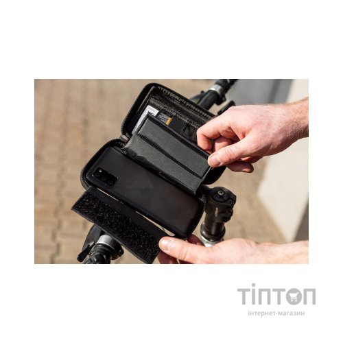 Велосумка на кермо Neo Tools з тримачем для смартфона до 6" Black (91-001)