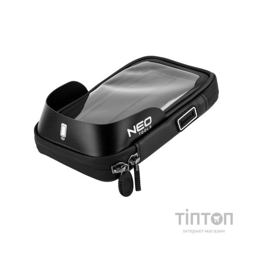 Велосумка на кермо Neo Tools з тримачем для смартфона до 6" Black (91-001)