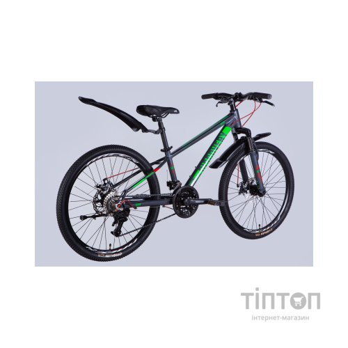 Велосипед Discovery 24" QUBE DD CS рама-11,5" AL 2025 сірий (OPS-DIS-24-336)