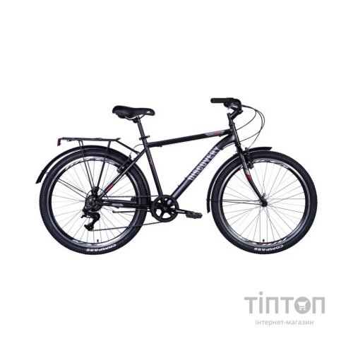 Велосипед Discovery Prestige Man Vbr 26" 18" ST 2024 Чорний (OPS-DIS-26-587)