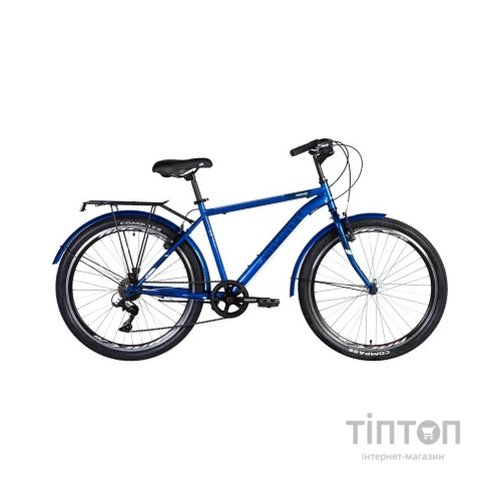 Велосипед Discovery Prestige Man Vbr 26" 18" ST 2024 Синій (OPS-DIS-26-586)