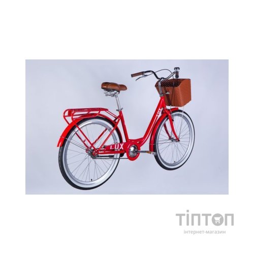 Велосипед Dorozhnik 26" LUX Velosteel рама-17" ST 2026 червоний (OPS-D-26-366)