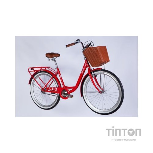 Велосипед Dorozhnik 26" LUX Velosteel рама-17" ST 2026 червоний (OPS-D-26-366)