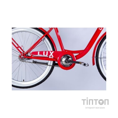 Велосипед Dorozhnik 26" LUX Velosteel рама-17" ST 2026 червоний (OPS-D-26-366)