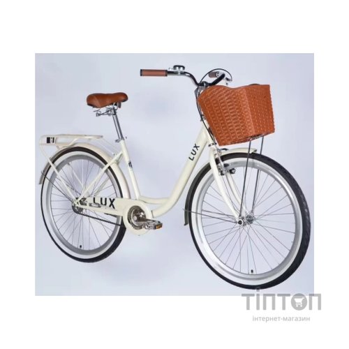 Велосипед Dorozhnik 26" LUX Velosteel рама-17" ST 2026 слонова кістка (OPS-D-26-365)