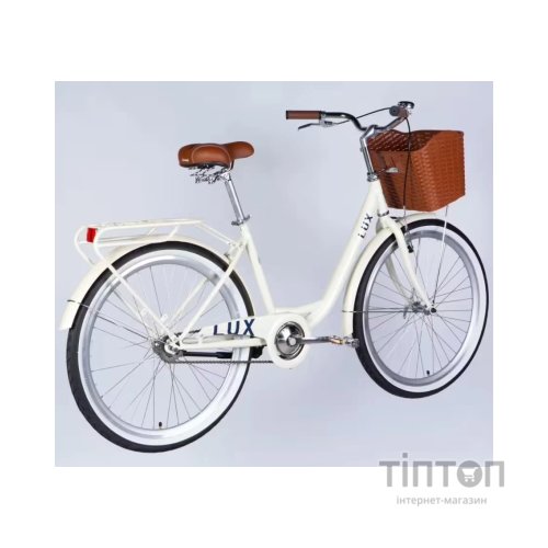 Велосипед Dorozhnik 26" LUX Velosteel рама-17" ST 2026 слонова кістка (OPS-D-26-365)