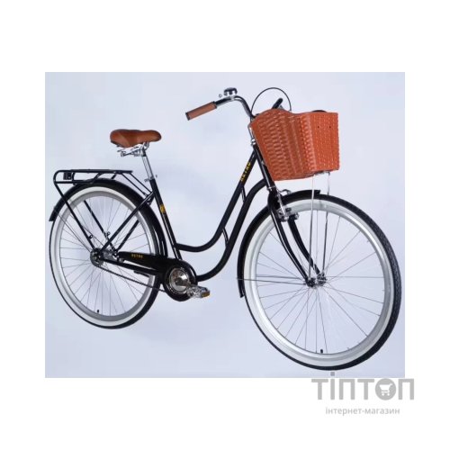 Велосипед Dorozhnik 28" RETRO Velosteel рама-19" ST 2026 чорний (OPS-D-28-549)