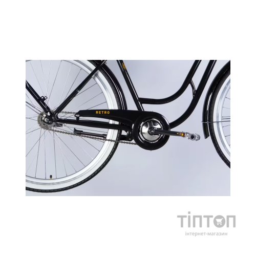 Велосипед Dorozhnik 28" RETRO Velosteel рама-19" ST 2026 чорний (OPS-D-28-549)