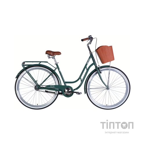 Велосипед Dorozhnik 28" RETRO Velosteel рама-19" ST 2026 зелено-сірий (OPS-D-28-545)