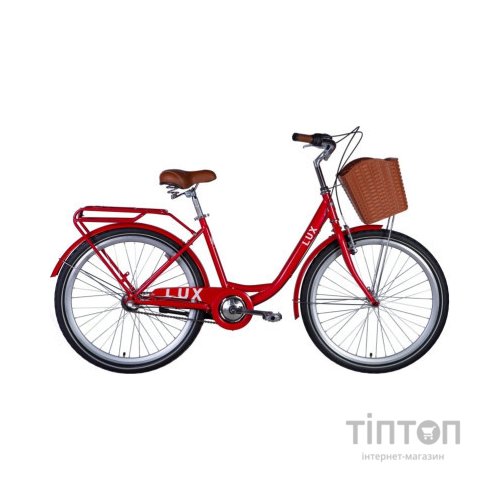 Велосипед Dorozhnik LUX планет. 26" 17" ST 2024 Червоний (OPS-D-26-251)