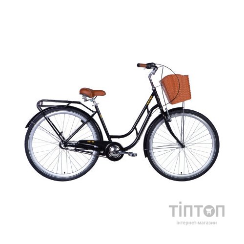 Велосипед Dorozhnik Retro планет. 28" 19" ST 2024 Чорний (OPS-D-28-385)