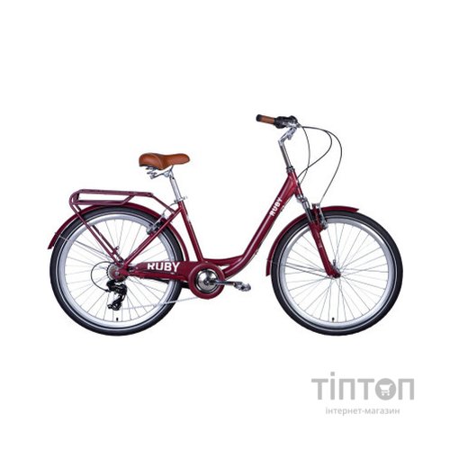 Велосипед Dorozhnik Ruby AM Vbr 26" 17" ST 2024 Темно-червоний (OPS-D-26-258)