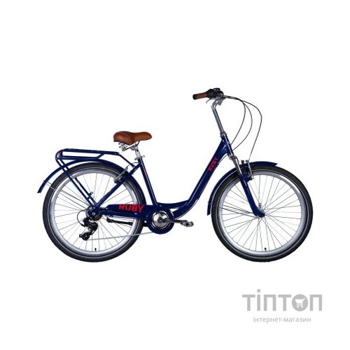 Велосипед Dorozhnik Ruby AM Vbr 26" 17" ST 2024 Темно-синій (OPS-D-26-257)