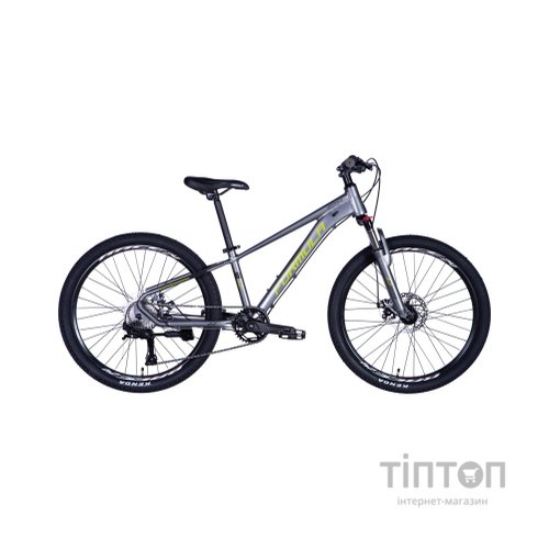Велосипед Formula 24" ZEPHYR 3.0 DD CS рама-12" AL 2026 сірий з зеленим (OPS-FR-24-447)