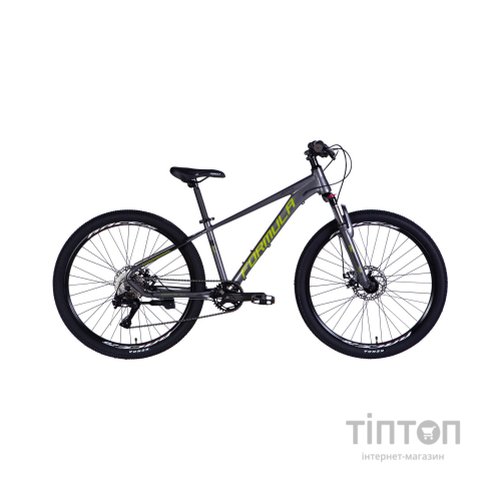 Велосипед Formula 26" ZEPHYR 3.0 DD CS рама-14" AL 2026 сірий з зеленим (OPS-FR-26-814)