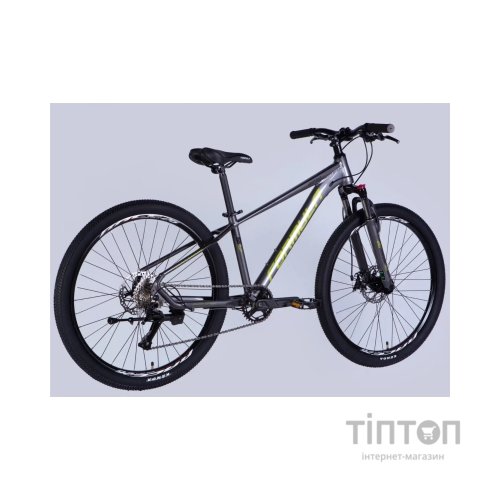 Велосипед Formula 26" ZEPHYR 3.0 DD CS рама-14" AL 2026 сірий з зеленим (OPS-FR-26-814)