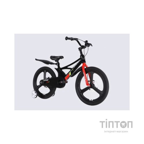 Велосипед Space 20" KID STAR DD рама-11" MG 2026 чорний з червоним (OPS-SK-20-045)