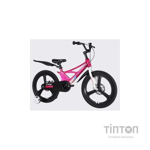 Велосипед Space 20" KID STAR DD рама-11" MG 2026 рожевий з білим (OPS-SK-20-047)