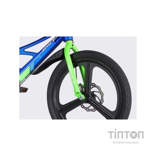 Велосипед Space 20" KID STAR DD рама-11" MG 2026 синій з зеленим (OPS-SK-20-048)